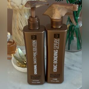 Brazilian Blowout proffesional products step 1, step 2